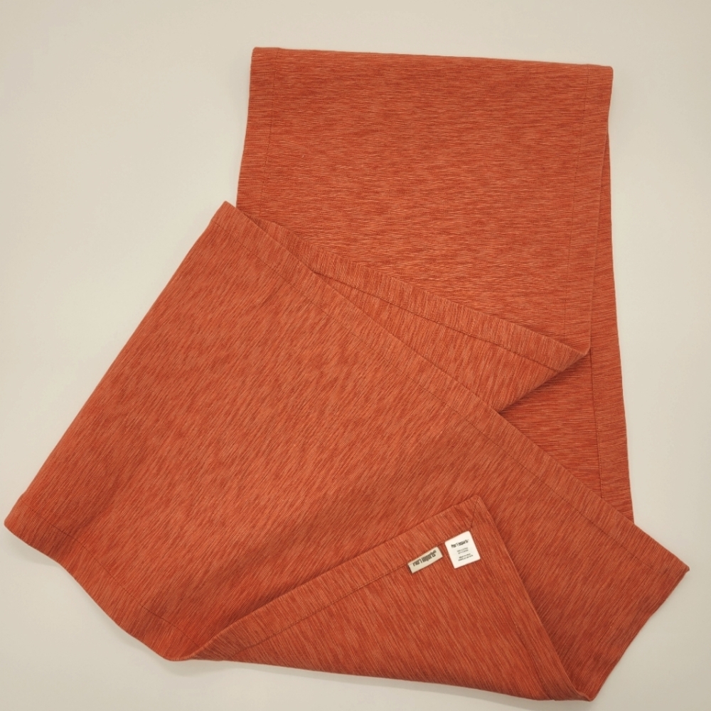 Pier 1 Imports Table Runner Woven Orange Cotton 14x72 inches